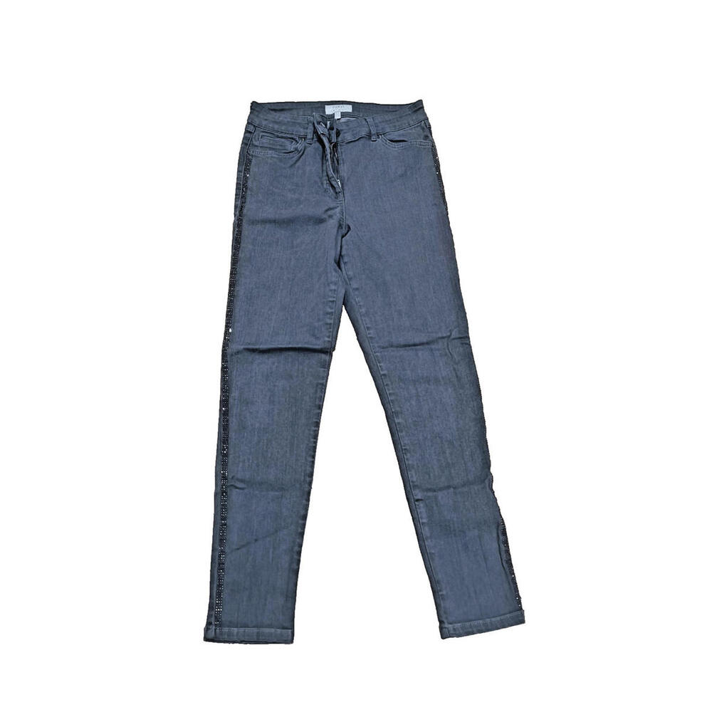 Coast Jeans Women 12 Grey Friday Diamante Regular Denim J3